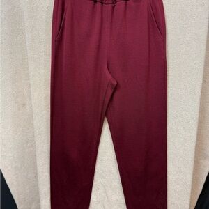 St. John Deep Dressy Red Joggers
